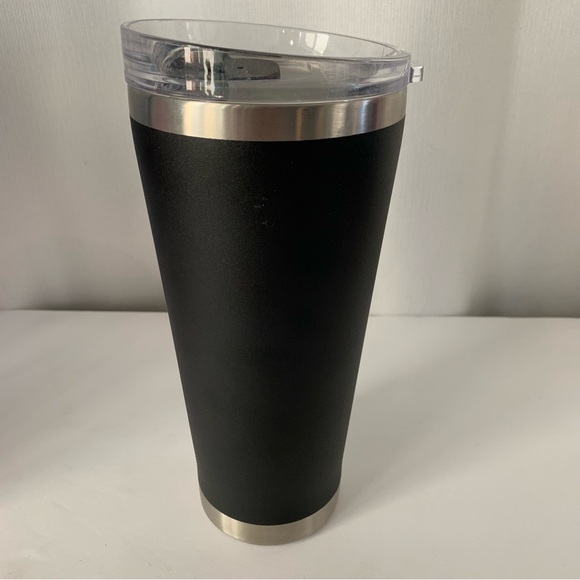 Cabelas Polar Cap Tumbler With Bottle Opener. Black Stainless Double Wall 30oz - Picture 2 of 6